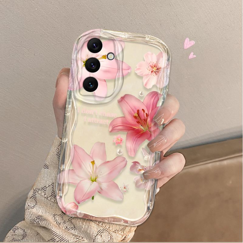 Beautiful Pink Lily Pattern Ph - огляд і ціна Samsung Galaxy A55