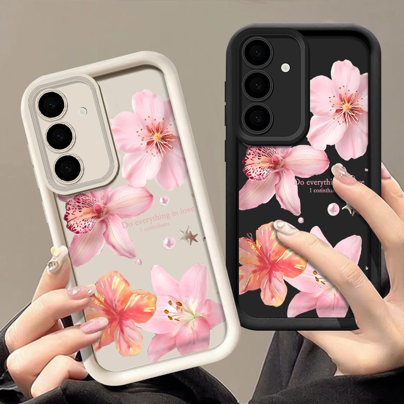 Pink Flowers Phone Case For Sa - огляд і ціна Samsung Galaxy A55