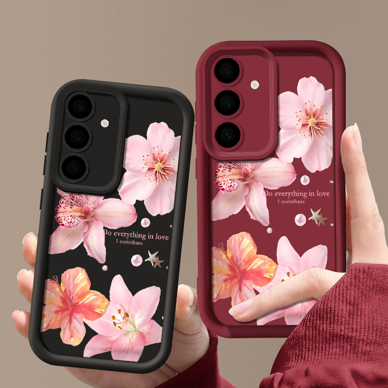 Pink Flowers Phone Case For Sa - огляд і ціна Samsung Galaxy A55