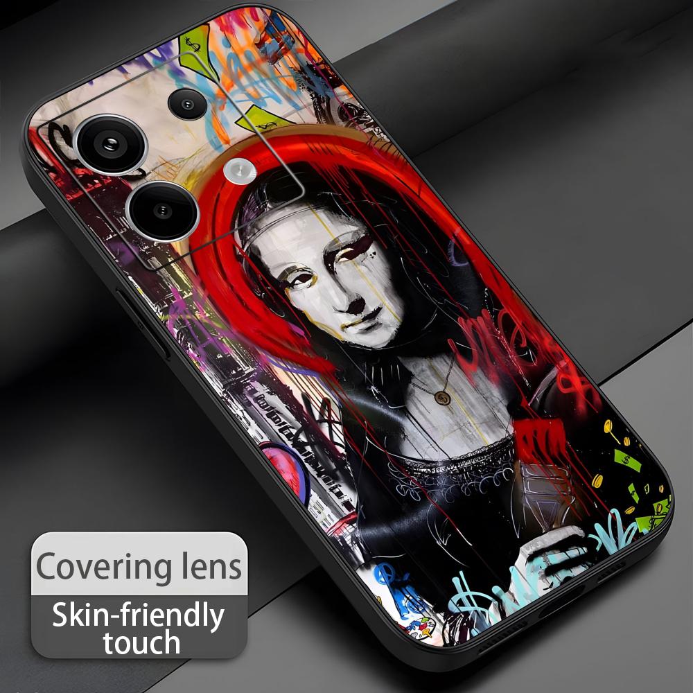 Banksy Graffiti Art  Phone Cas - огляд і ціна Xiaomi Redmi Note 13