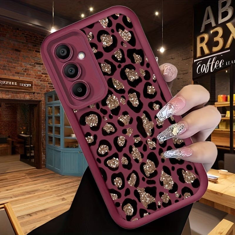 Glitter Leopard Print Silicone - огляд і ціна Samsung Galaxy A55