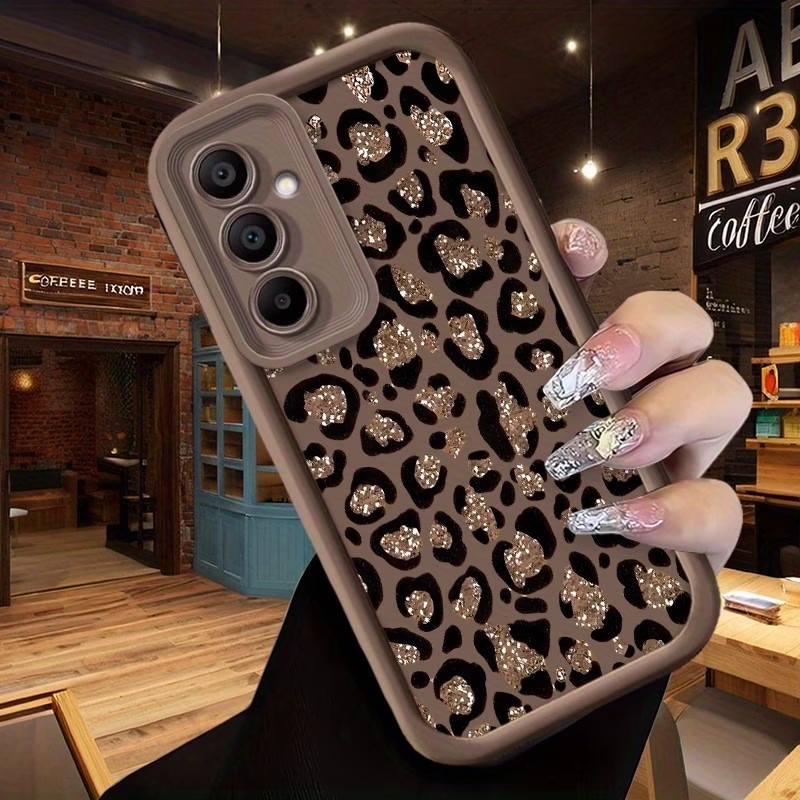 Glitter Leopard Print Silicone - огляд і ціна Samsung Galaxy A55