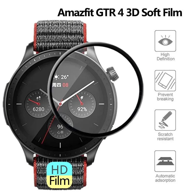 For Amazfit GTR 4 Screen Prote - огляд і ціна Smartwatch Screen Film